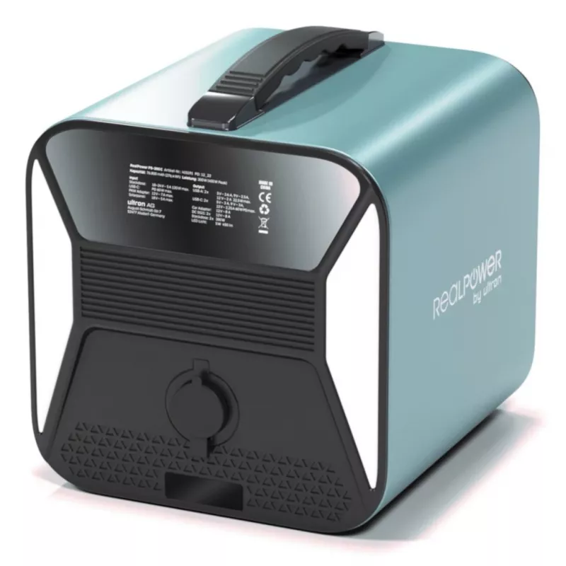Estação de energia portátil RealPower PS-300C 76800 mAh