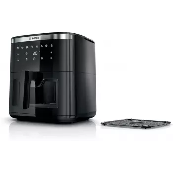Fritadeira de ar quente Bosch Serie 6 MAFS2671B aparelho individual 7,2 L modelo de bancada 1800 W fritadeira de ar quente preta