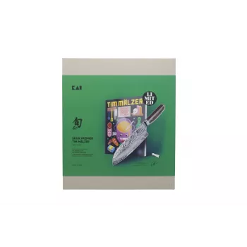 Faca Santoku Kai Shun Premier Tim Maelzer + livro