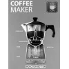 Máquina de café Maestro MR-1667-6 — cafeteira de espresso para 6 chávenas