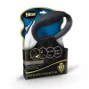 Treia automática para cães Hilton Smart Dog Tape M — 4 m, para cães até 20 kg, branco-preto