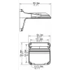 Suporte de parede Uniview TR-WM03-D-IN preto para câmaras dome