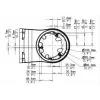 Suporte de parede Uniview TR-WM03-D-IN preto para câmaras dome