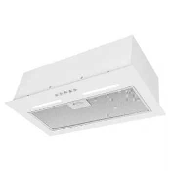 Exaustor encastrado MPM MPM-45-OW-06/W — 450 mm, 645 m³/h, 3 velocidades, filtro de gordura de alumínio, branco