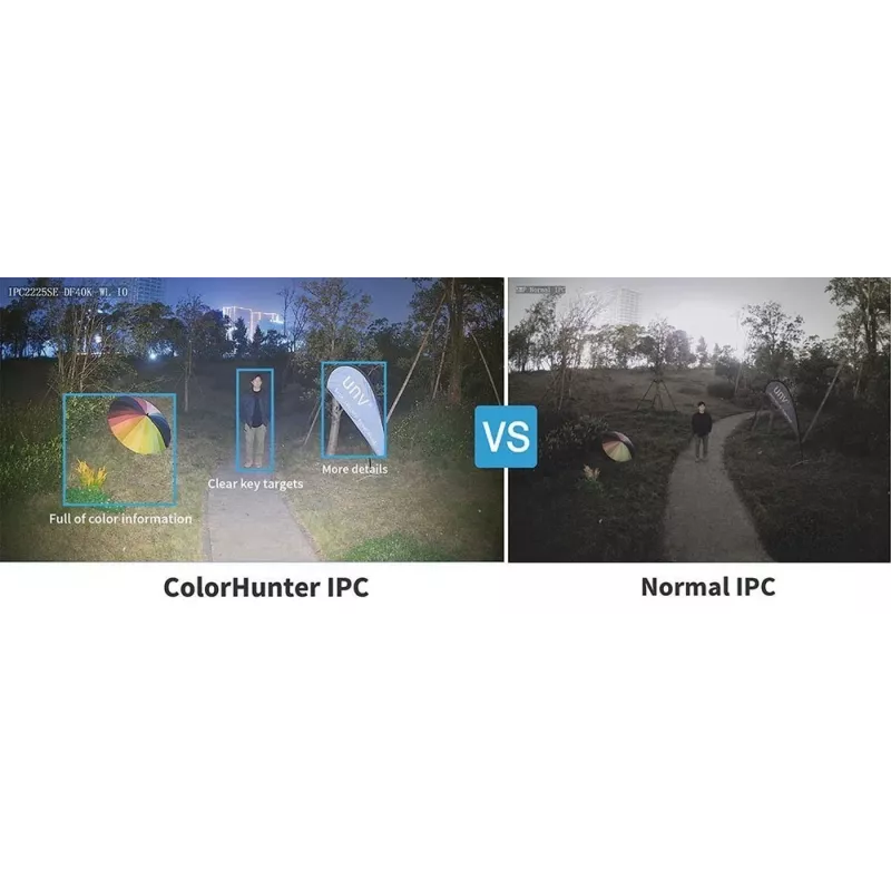 Câmara IP IPC3634SE ColorHunter 4MP 2,8 mm
