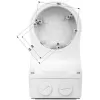 Suporte de montagem em mastro para câmaras dome TR-JB07/WM03-G-IN