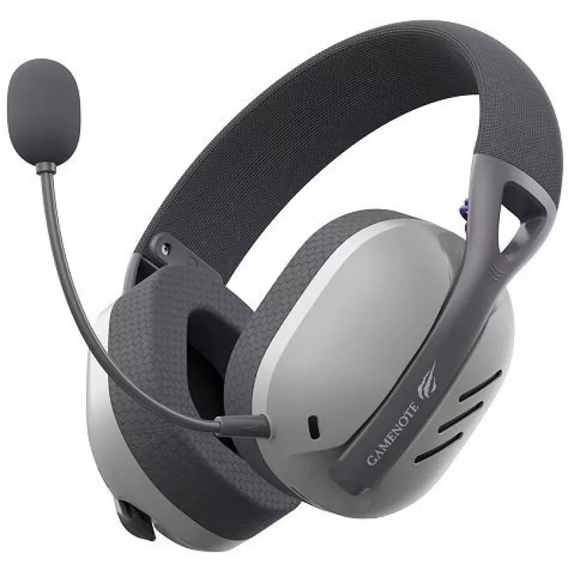 Headset gaming HAVIT Fuxi-H3 (cinzento) – auscultadores estéreo over-ear com microfone incorporado