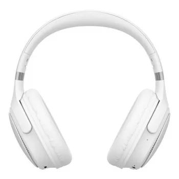 Auscultadores Bluetooth sem fios HAVIT H630BT — on-ear, Bluetooth, microfone integrado, branco