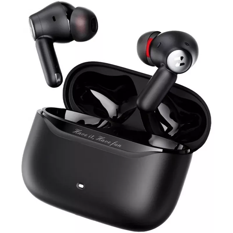 Auscultadores sem fios Havit TW991 PRO (SPACE NC01T) — preto, cancelamento ativo de ruído, Bluetooth