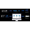 Câmara de vigilância Uniview IPC2328SB-DZK-I0 bullet IP para exterior 3840 x 2160 píxeis teto/parede