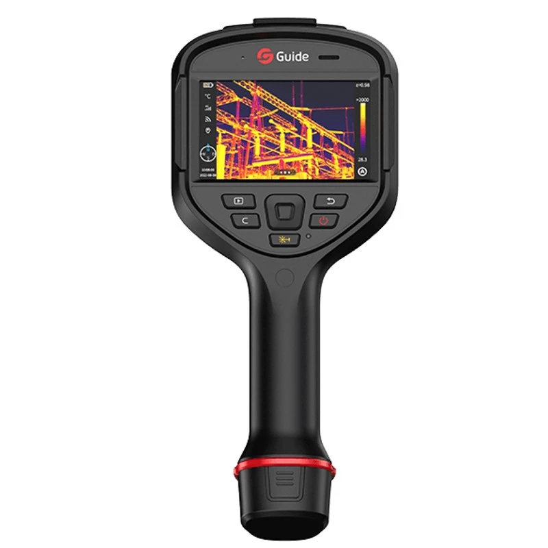 Câmara térmica H2, IR 256x192, -40~650°C, campo de visão 25°×19°, ecrã tátil LCD 4,3