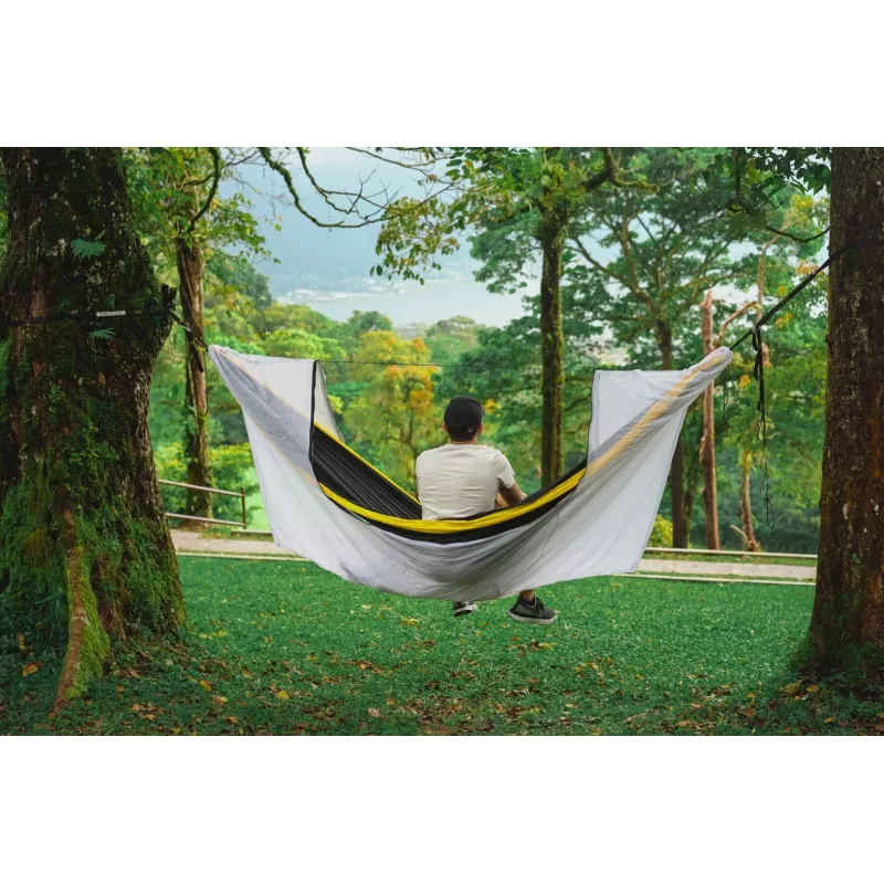 Rede mosquiteira para rede de dormir Ticket to the Moon Convertible BugNet 360 branca