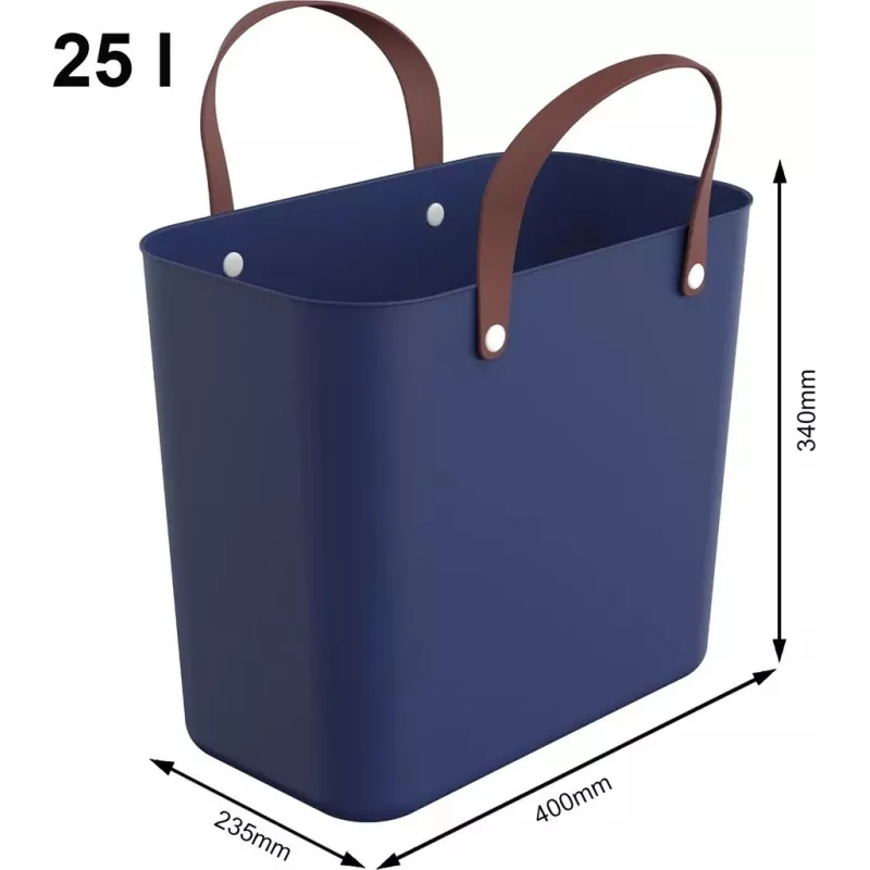 Cesto de roupa Rotho Multibag Albula Style 25L granada Midnightblue