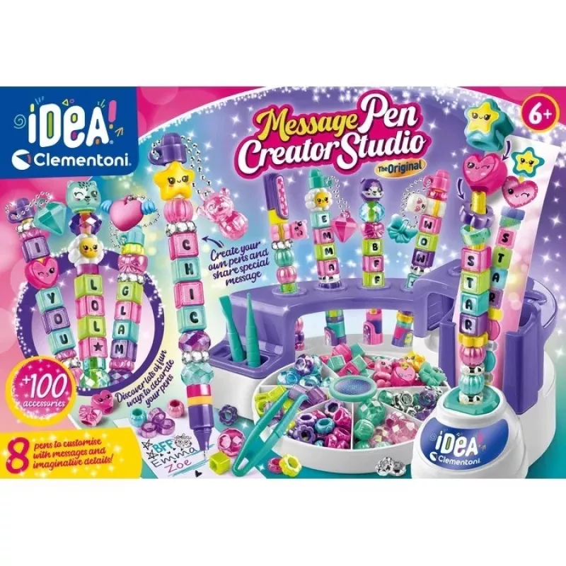 Clementoni Idea Art - Fábrica de canetas com mensagem