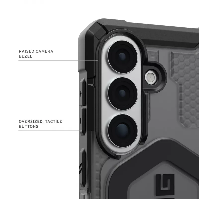 UAG Urban Armor Gear Pathfinder Case com módulo magnético | Samsung Galaxy S26 | ash (cinzento transparente)/preto | 214528113140 (214528113140)
