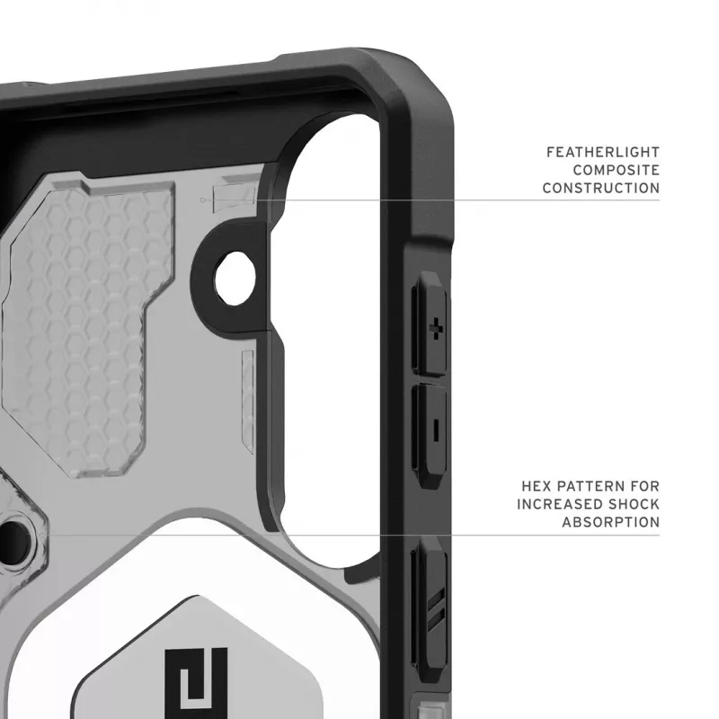 UAG Urban Armor Gear Pathfinder Case com módulo magnético | Samsung Galaxy S26 | ash (cinzento transparente)/preto | 214528113140 (214528113140)