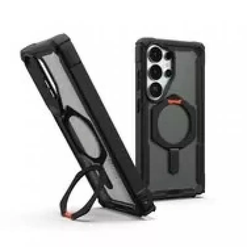 UAG Urban Armor Gear Plasma XTE capa com suporte e módulo magnético | Samsung Galaxy S26 Ultra | preto/laranja | 214522114097
