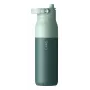 LARQ PureVis 2 garrafa de água autolimpante em aço inoxidável 680 ml, tampa de rosca, bateria integrada, 20 dias de autonomia, verde