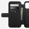 Capa para telemóvel em pele Nomad Modern Leather Folio para iPhone 17 Pro Max (6,9 polegadas) castanho, pele/alumínio, 4 compartimentos para cartões
