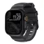 NOMAD Rocky Point Band - bracelete para Apple Watch 46mm/49mm com FKM e titânio (Storm, ferragens pretas)