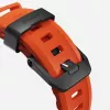 NOMAD Rocky Point bracelete para Apple Watch 46/49 mm, FKM e titânio, Magma/Black Hardware