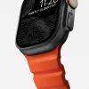 NOMAD Rocky Point bracelete para Apple Watch 46/49 mm, FKM e titânio, Magma/Black Hardware