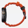 NOMAD Rocky Point bracelete para Apple Watch 46/49 mm, FKM e titânio, Magma/Black Hardware