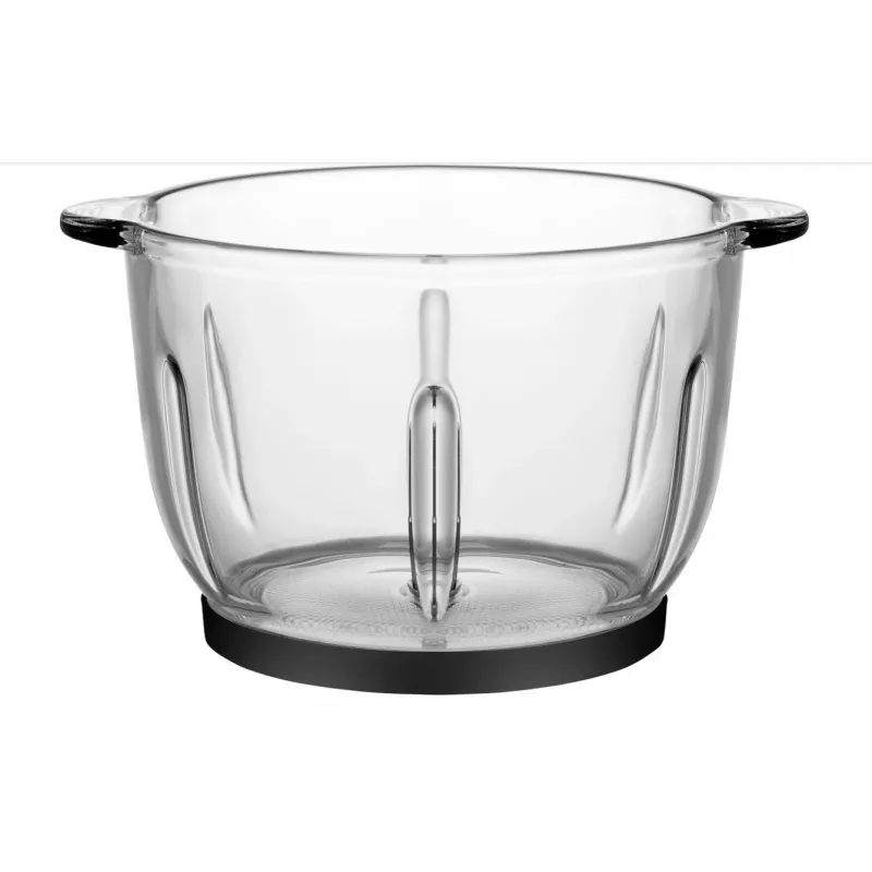 Robot de cozinha Concept RM3300 com taça de vidro de 2 L, preto, caixa em aço inoxidável, 220–240 V