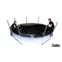 Trampolim exterior Salta Cosmos 427 cm — modelo 5263A, preto, redondo com rede de segurança