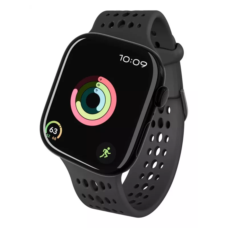 Decoded Silicone Ares O Band - bracelete de silicone para Apple Watch 40/42 mm (preto)