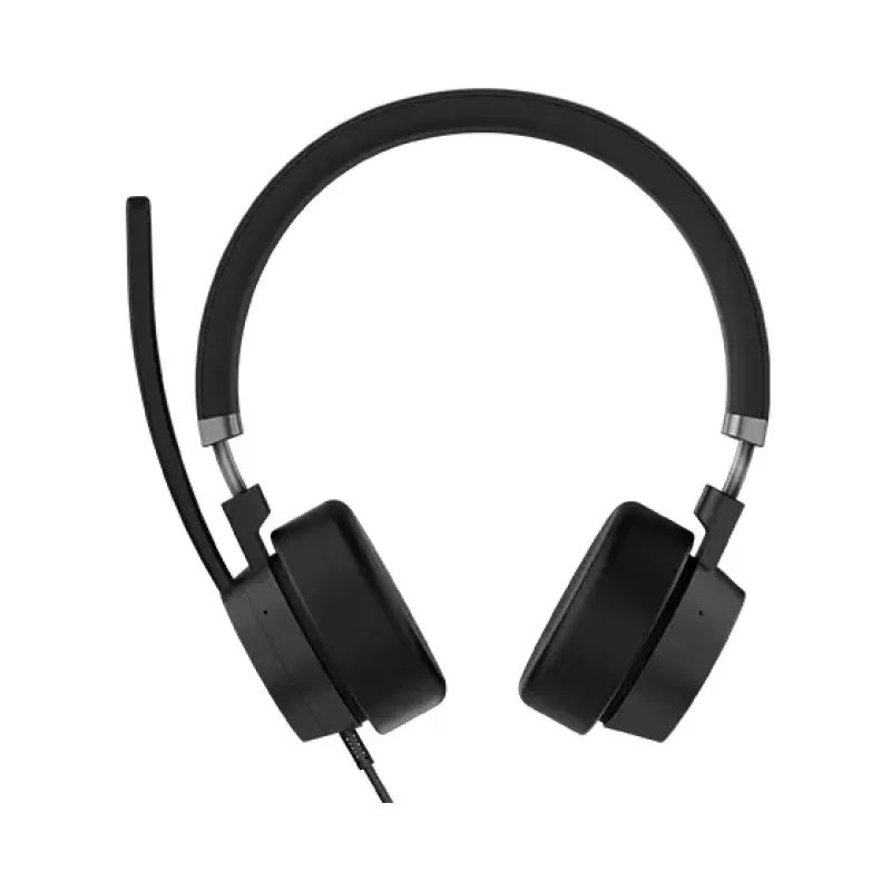 Lenovo Go Wired ANC Headset arco de cabeça auto/home-office USB Type-C preto