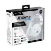 Headset gaming sem fios KINGSTON HyperX Cloud Flight 2 com USB-C e Bluetooth, branco