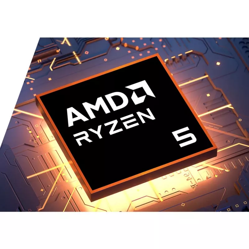 HP OmniBook 5 16-bc1004na AMD Ryzen™ 5 8540U portátil 40,6 cm (16 polegadas) 2K 16 GB LPDDR5-SDRAM 512 GB SSD Wi-Fi 6 (802.11ax) Windows 11 Home prateado