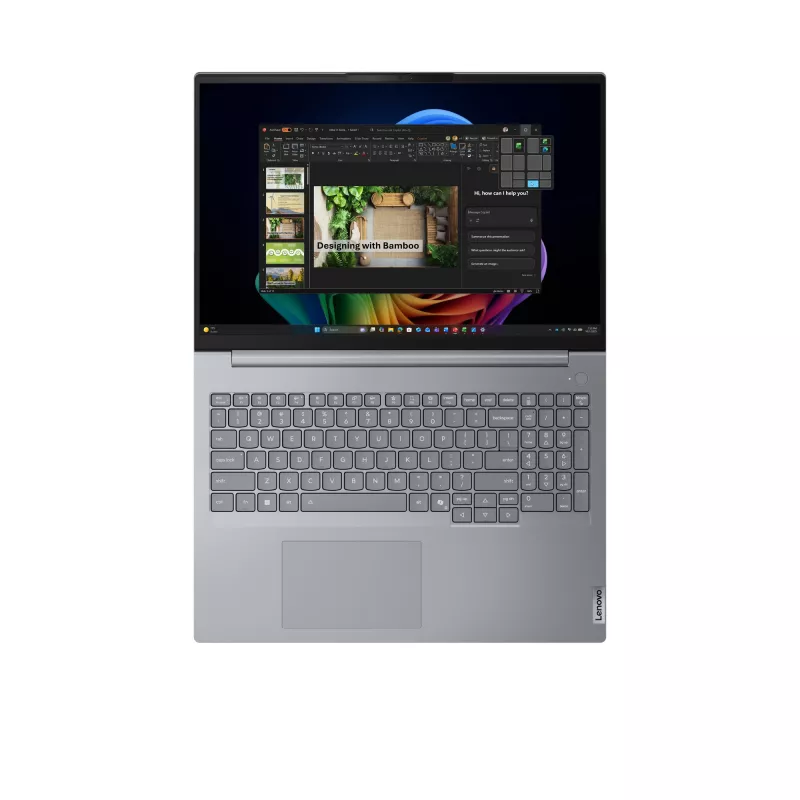 Lenovo ThinkBook 16 G9 IPL Copilot+ PC Intel Core Ultra 7 355 Portátil 40,6 cm (16 inch) WUXGA 32 GB DDR5-SDRAM 1 TB SSD Wi-Fi 7 (802.11be) Windows 11 Pro alemão cinzento