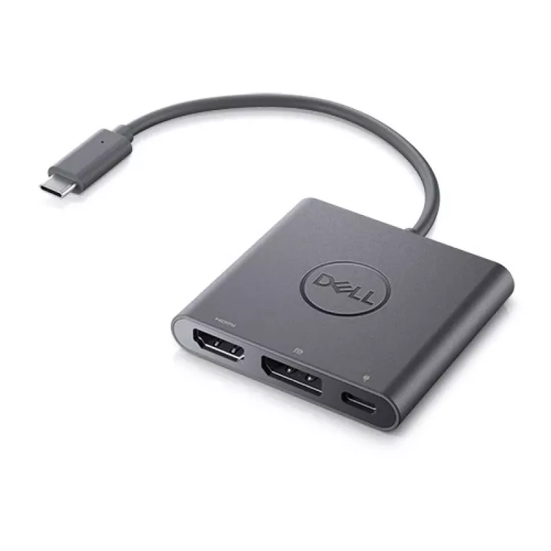 Adaptador USB-C para HDMI/DP com Power Pass-Through DELL DBQAUANBC070