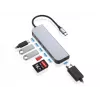 Conceptronic DONN02G Docking station/replicador de portas para portátil USB 3.2 Gen 1 (3.1 Gen 1) Type-C alumínio