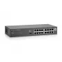 LevelOne Switch Gigabit de 16 portas, Gigabit Ethernet (10/100/1000), duplex integral, montagem em rack