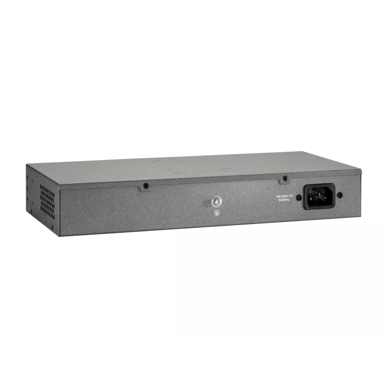 LevelOne Switch Gigabit de 16 portas, Gigabit Ethernet (10/100/1000), duplex integral, montagem em rack