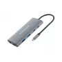 Conceptronic DONN06G Docking station USB 3.2 Gen 1 10 em 1, HDMI, 100 W USB PD, USB-C 5 Gbit/s x 2, USB-A 5 Gbit/s x 3, SD, TF/MicroSD, GbE