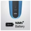 Braun Series 3 310s Máquina de barbear de lâmina Trimmer Preto, Azul