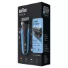 Braun Series 3 310s Máquina de barbear de lâmina Trimmer Preto, Azul