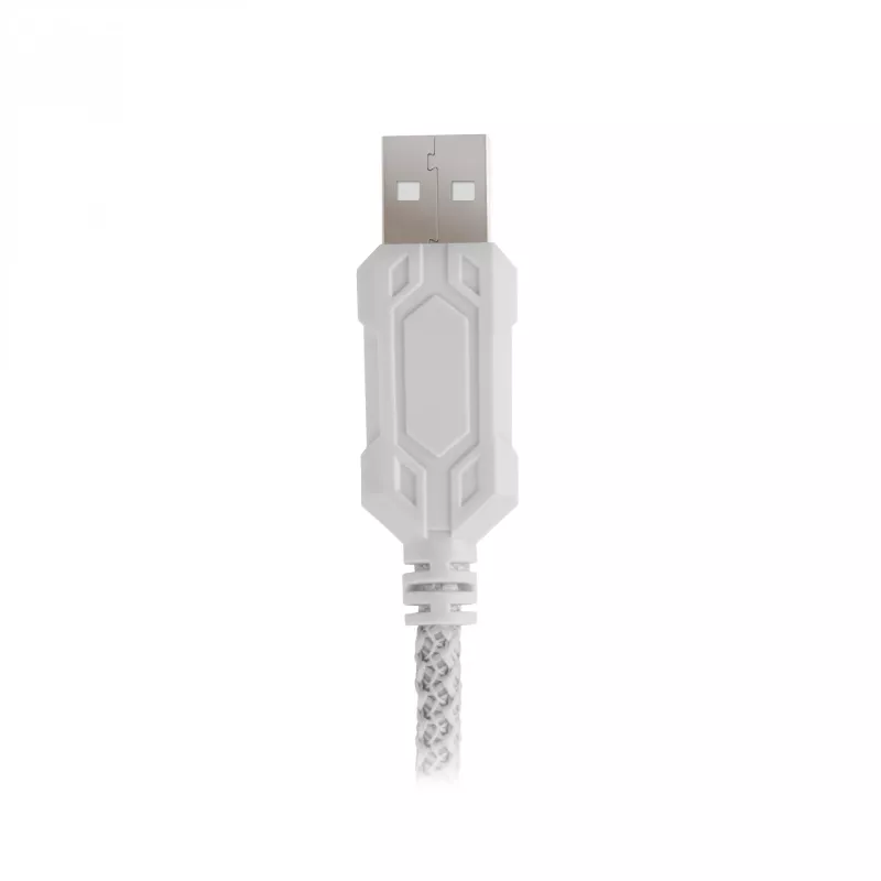 Placa de som Mars Gaming MSC2W 7.1 USB branco 3,5 mm
