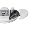 Rato sem fios Mars Gaming MMWERGO ergonómico branco, para destros, mecânico, RF sem fios, 3200 DPI, branco