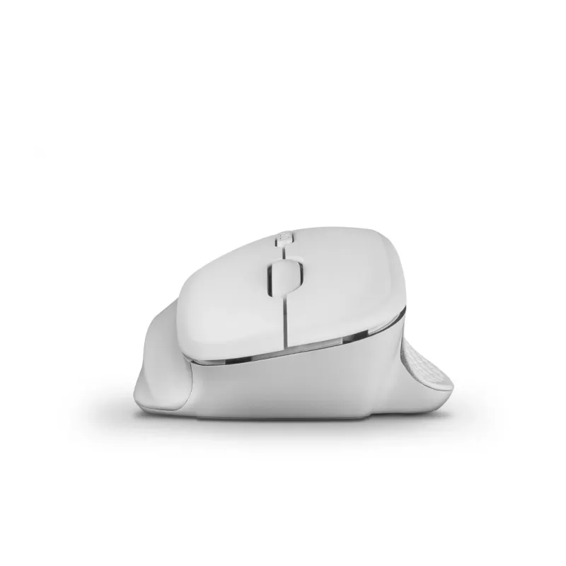 Rato sem fios Mars Gaming MMWERGO ergonómico branco, para destros, mecânico, RF sem fios, 3200 DPI, branco