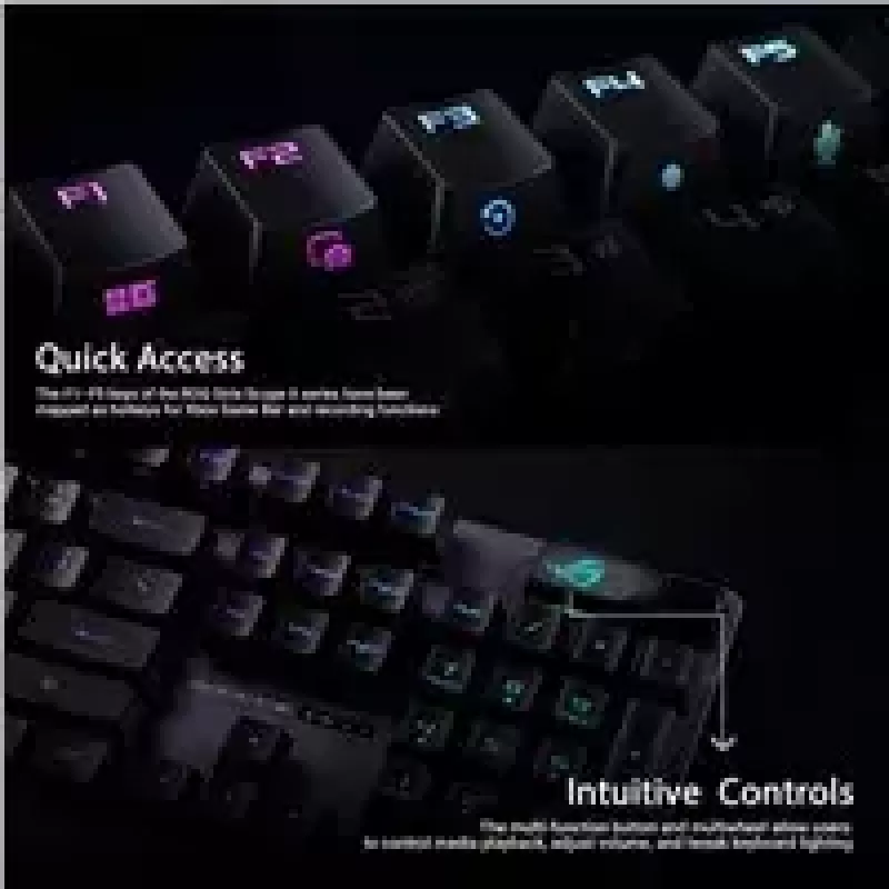 Teclado gaming ASUS ROG Strix Scope II USB preto