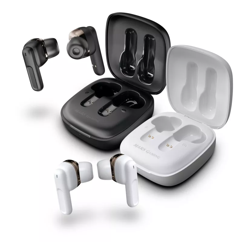 Headset Mars Gaming MHIB auriculares sem fios TWS branco