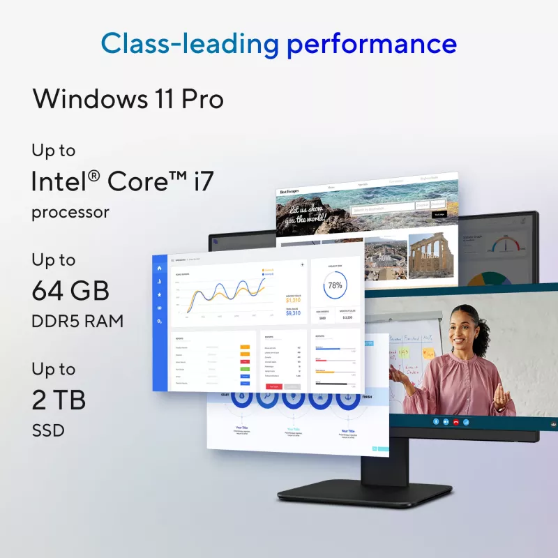 ASUS ExpertCenter P400 AiO P440VAESK-WPC048X Intel Core 5 210H 60,5 cm (23,8 polegadas) 1920 x 1080 píxeis All-in-One PC 16 GB DDR5-SDRAM 512 GB SSD Windows 11 Pro Wi-Fi 6 (802.11ax) branco