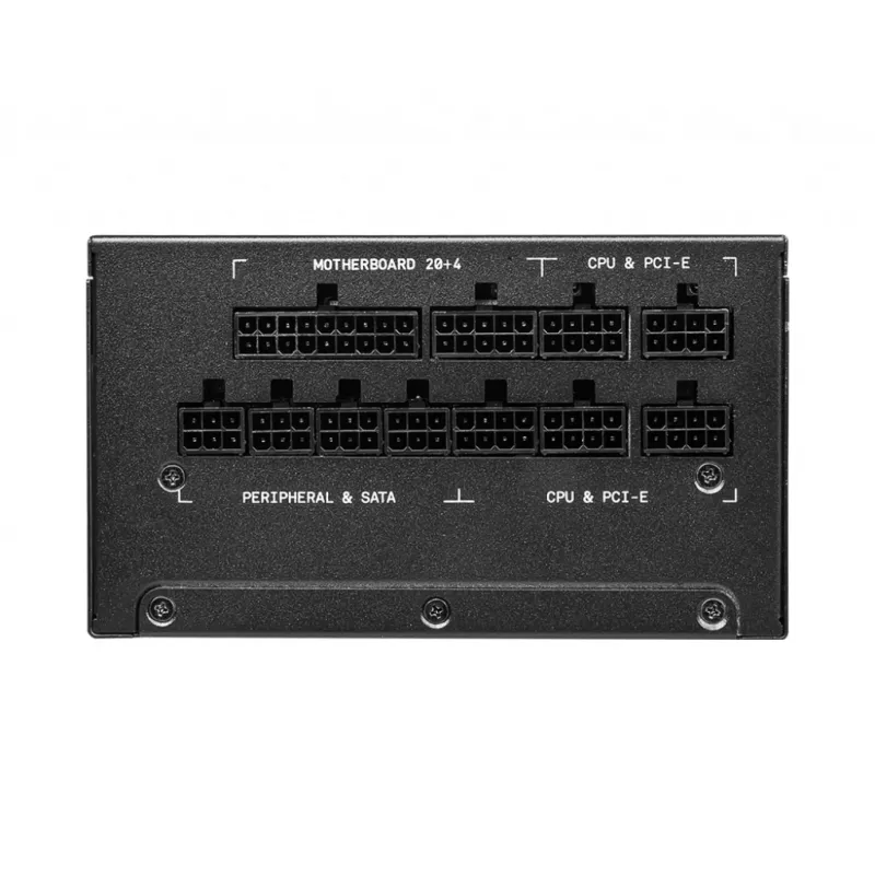 MSI MPG A1000G UK Fonte de alimentação '1000W, certificada 80 Plus Gold, totalmente modular, condensadores 100% japoneses, cabos planos, fonte de alimentação ATX, cabo de alimentação UK, preto, suporta as GPUs mais recentes'