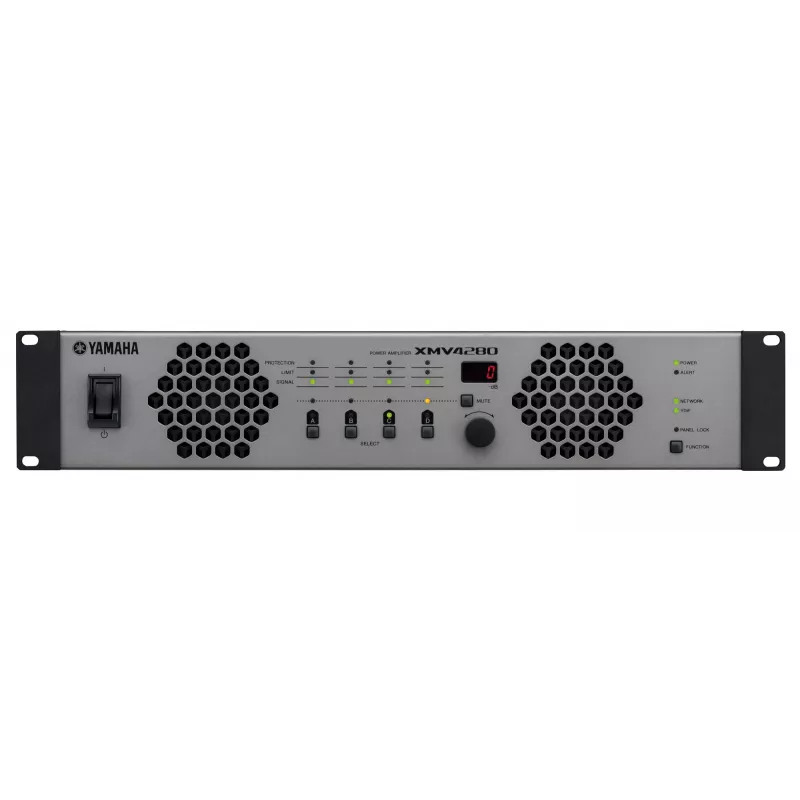 Amplificador de áudio Yamaha XMV8140-D para casa preto, cinzento