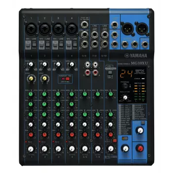 Misturadora de áudio Yamaha MG10XU 10 canais preto